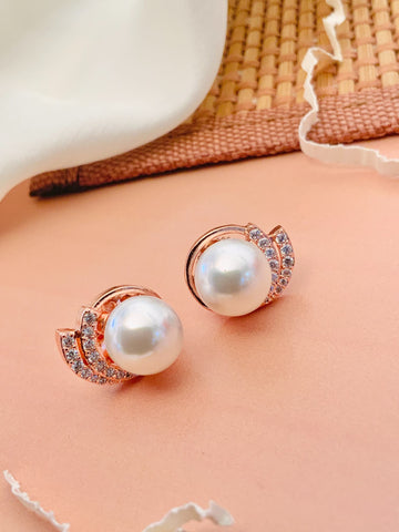 RoseGold Plated Earring 