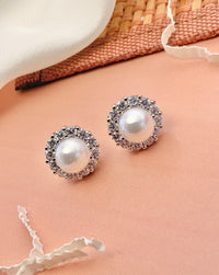 Thumbnail for Silver Plated Studs Earrings 