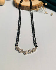 Sophisticate Silver Plated Mangalsutra