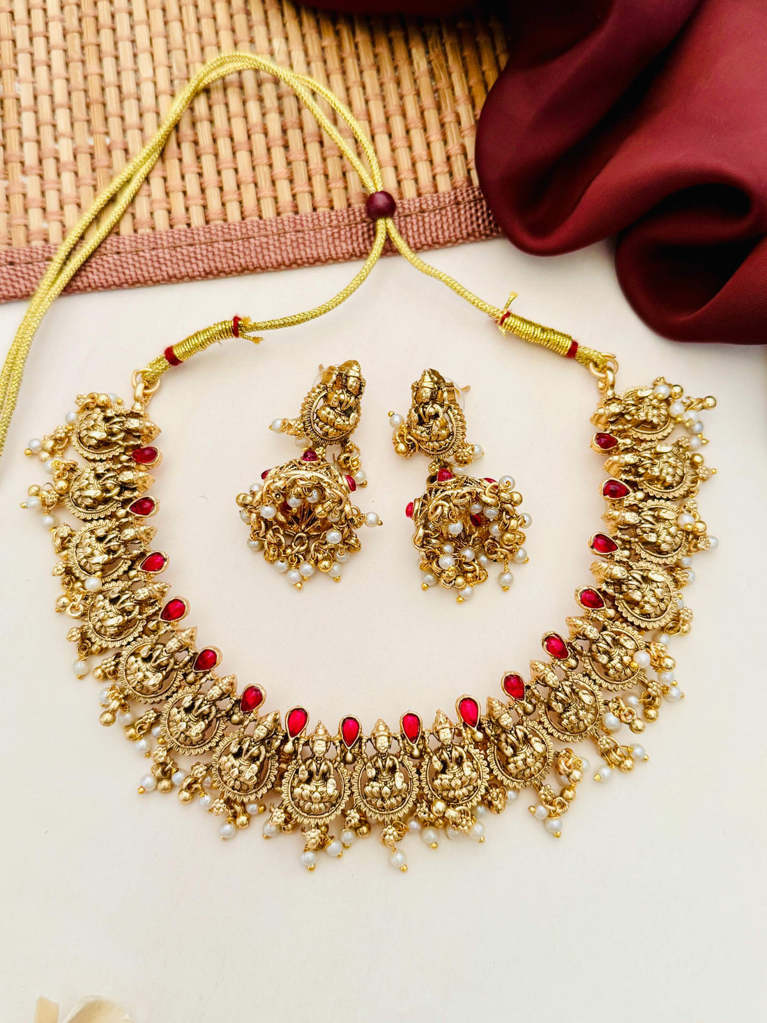 Antique Gold Plated Necklace
