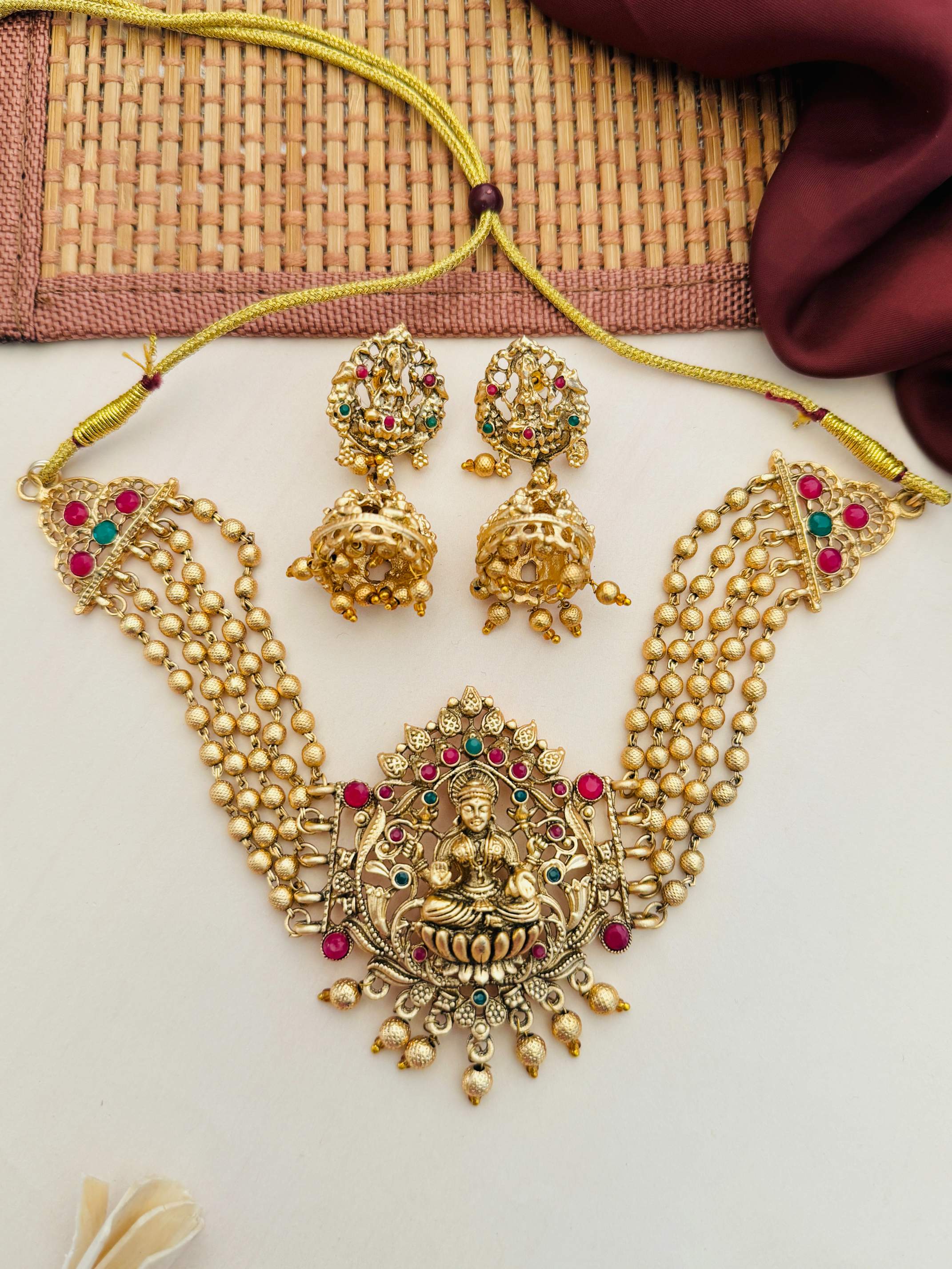 Antique Gold Plated Necklace