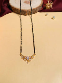 Thumbnail for Contemporary Gold Plated American Diamond Mangalsutra - Abdesignsjewellery