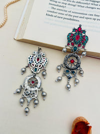 Thumbnail for Glamorous High Quality German Silver Earrings - Abdesignsjewellery