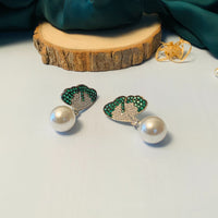Thumbnail for Charming Crystal Butterfly Silver Plated Earring