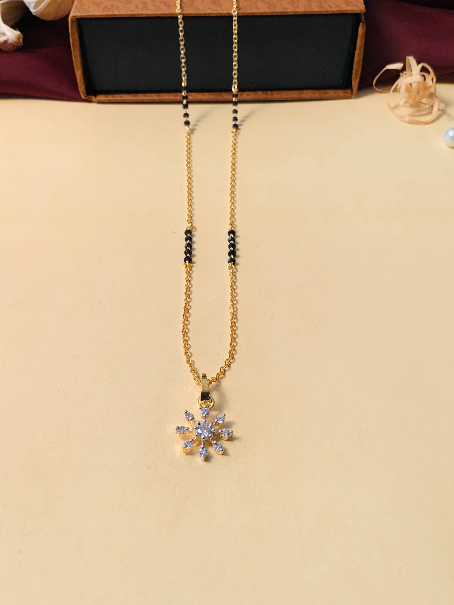 Charming Gold Plated Mangalsutra - Abdesignsjewellery