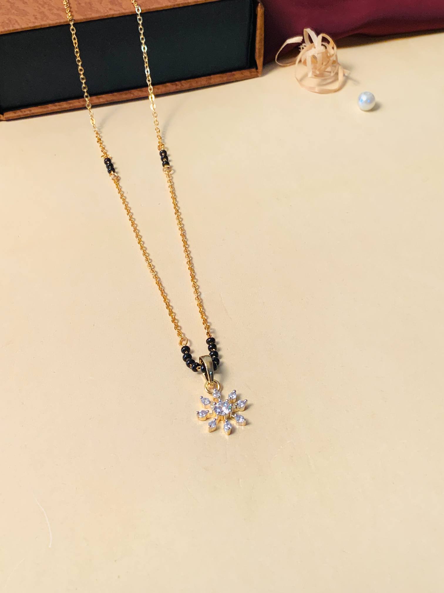 Charming Gold Plated Mangalsutra - Abdesignsjewellery