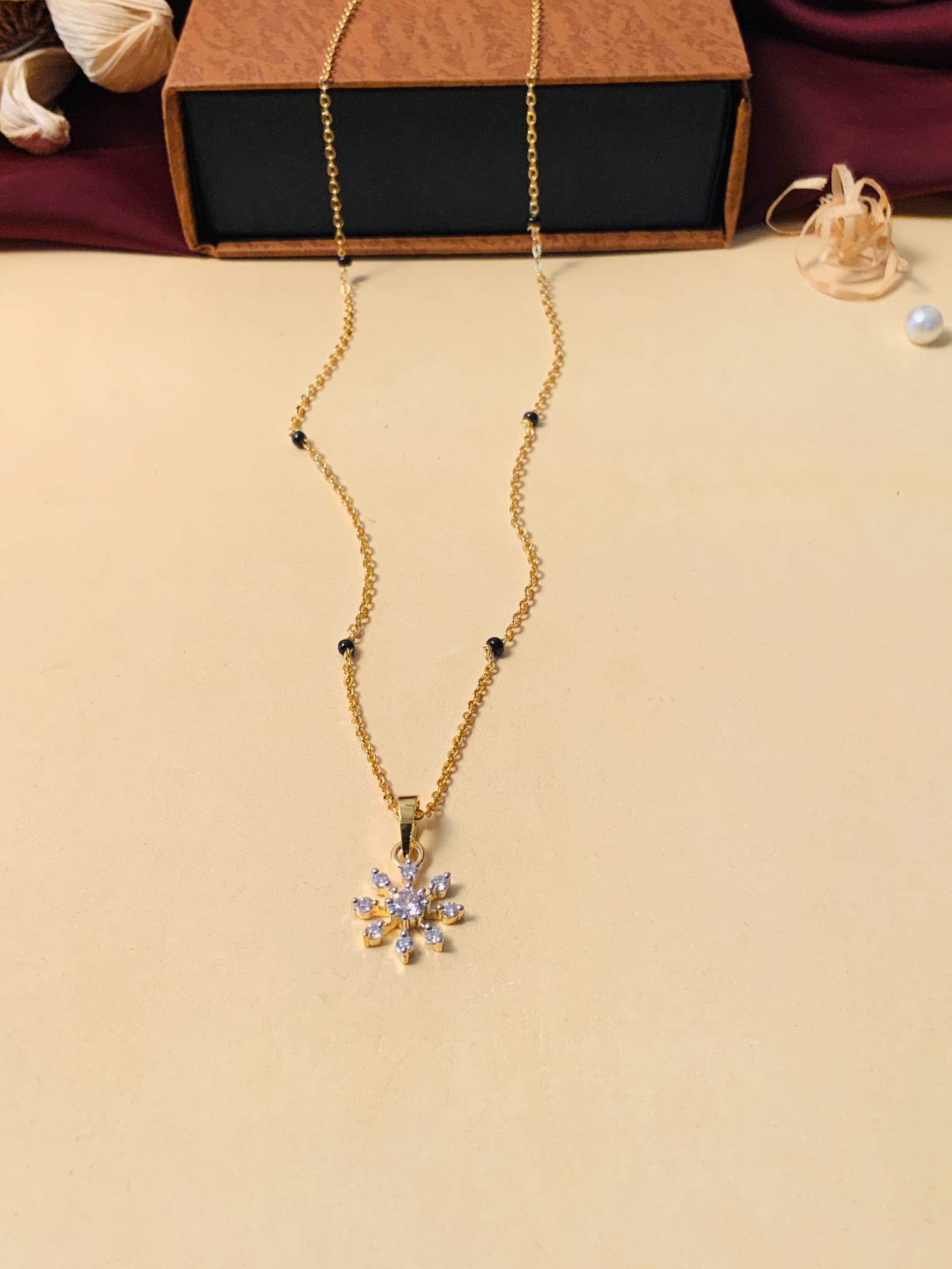 Charming Gold Plated Mangalsutra - Abdesignsjewellery