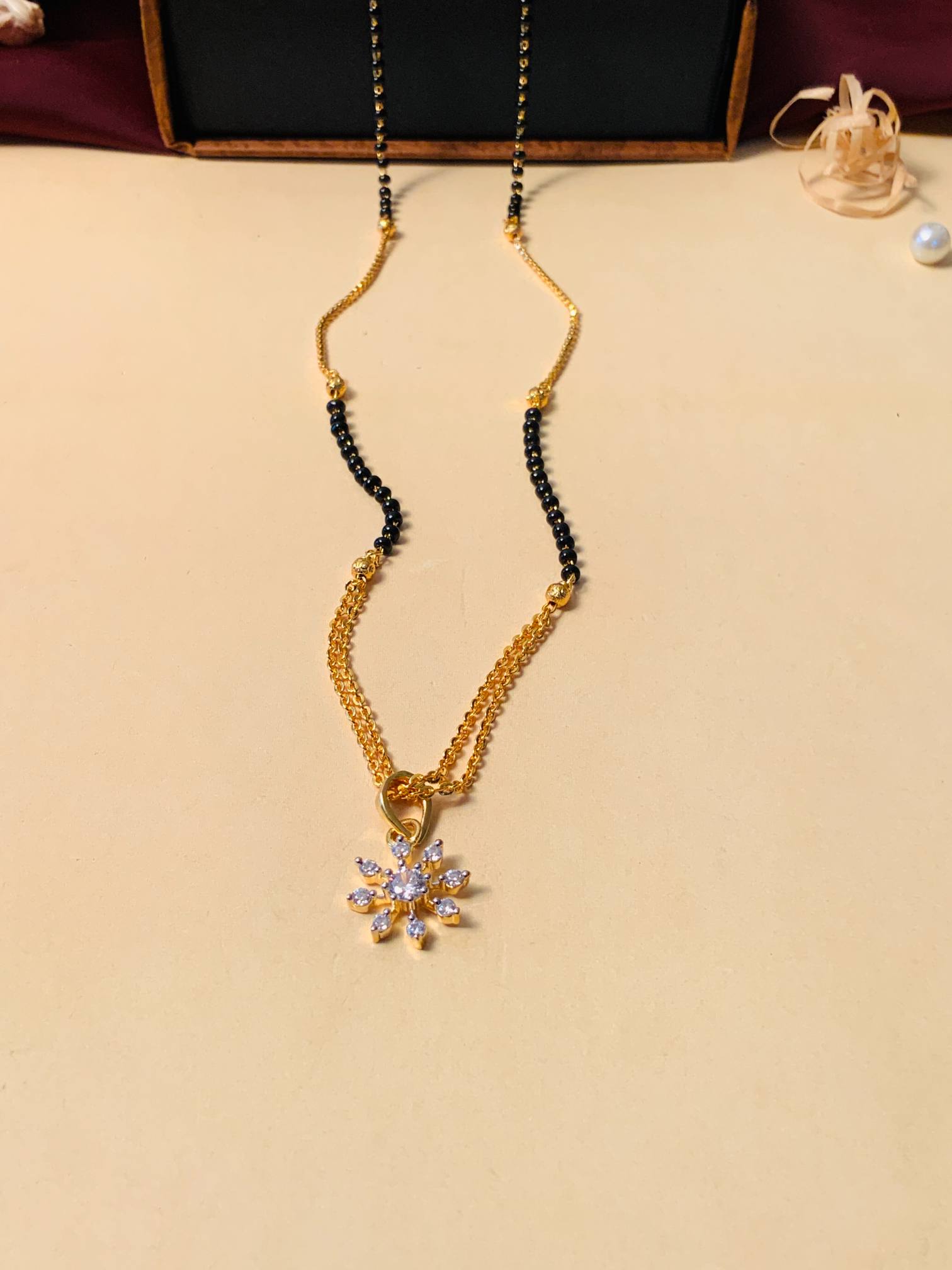 Charming Gold Plated Mangalsutra - Abdesignsjewellery