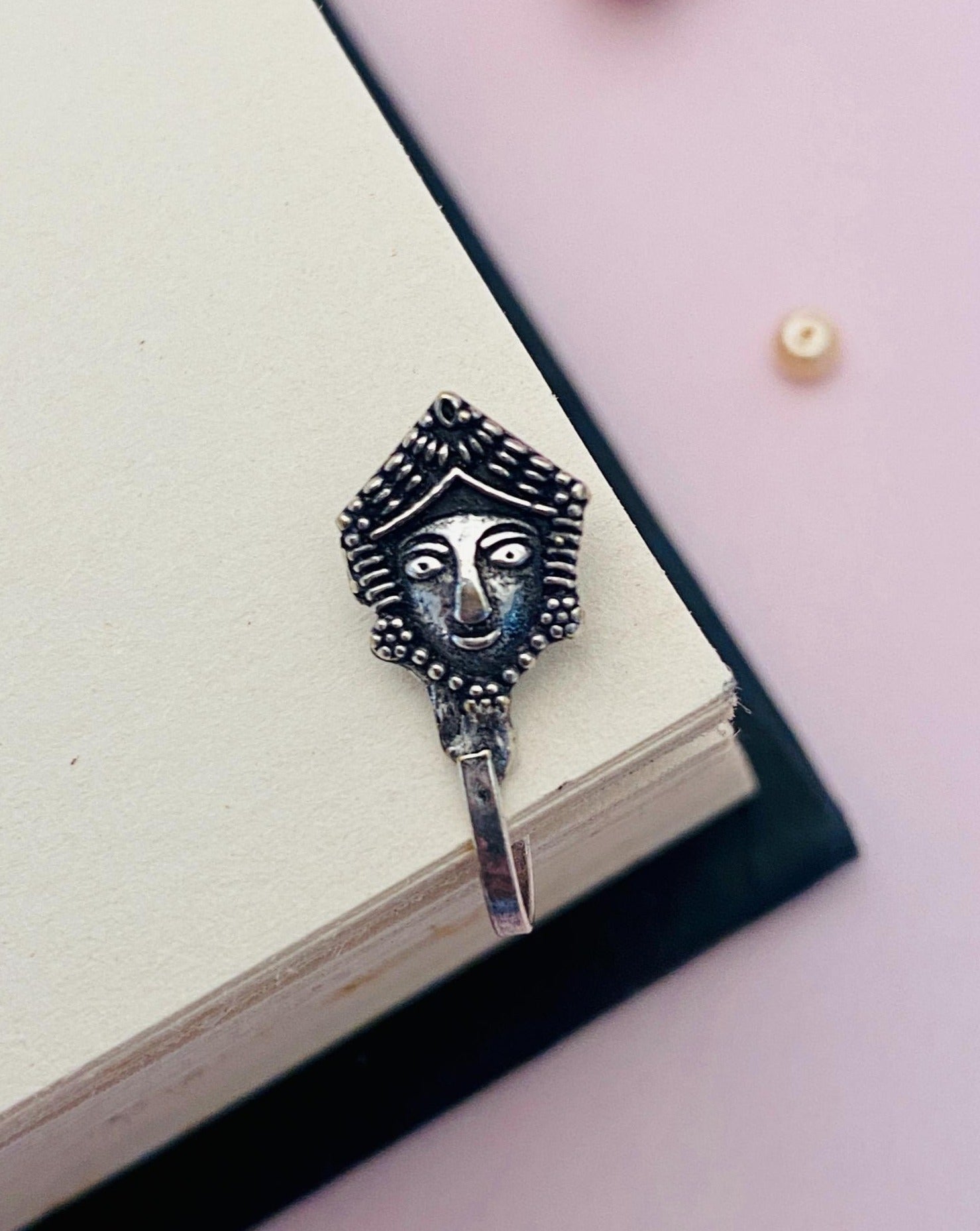 German Silver Nose Pin 