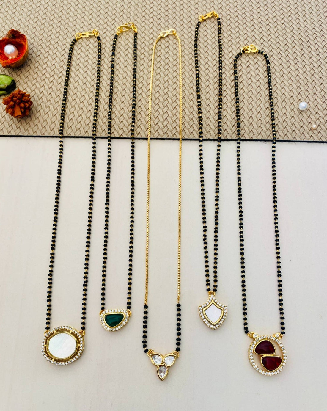 Gold Plated Mangalsutra Combo