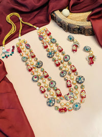 Thumbnail for Finely Crafted High Quality Jaipuri Beads Multilayer Mala
