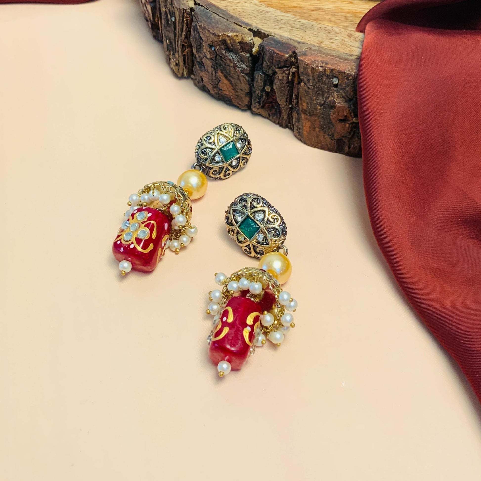 Finely Crafted High Quality Jaipuri Beads Multilayer Mala - Abdesignsjewellery