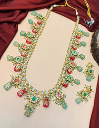 Thumbnail for Royal Wedding Multicolour High Quality Jaipuri Mala