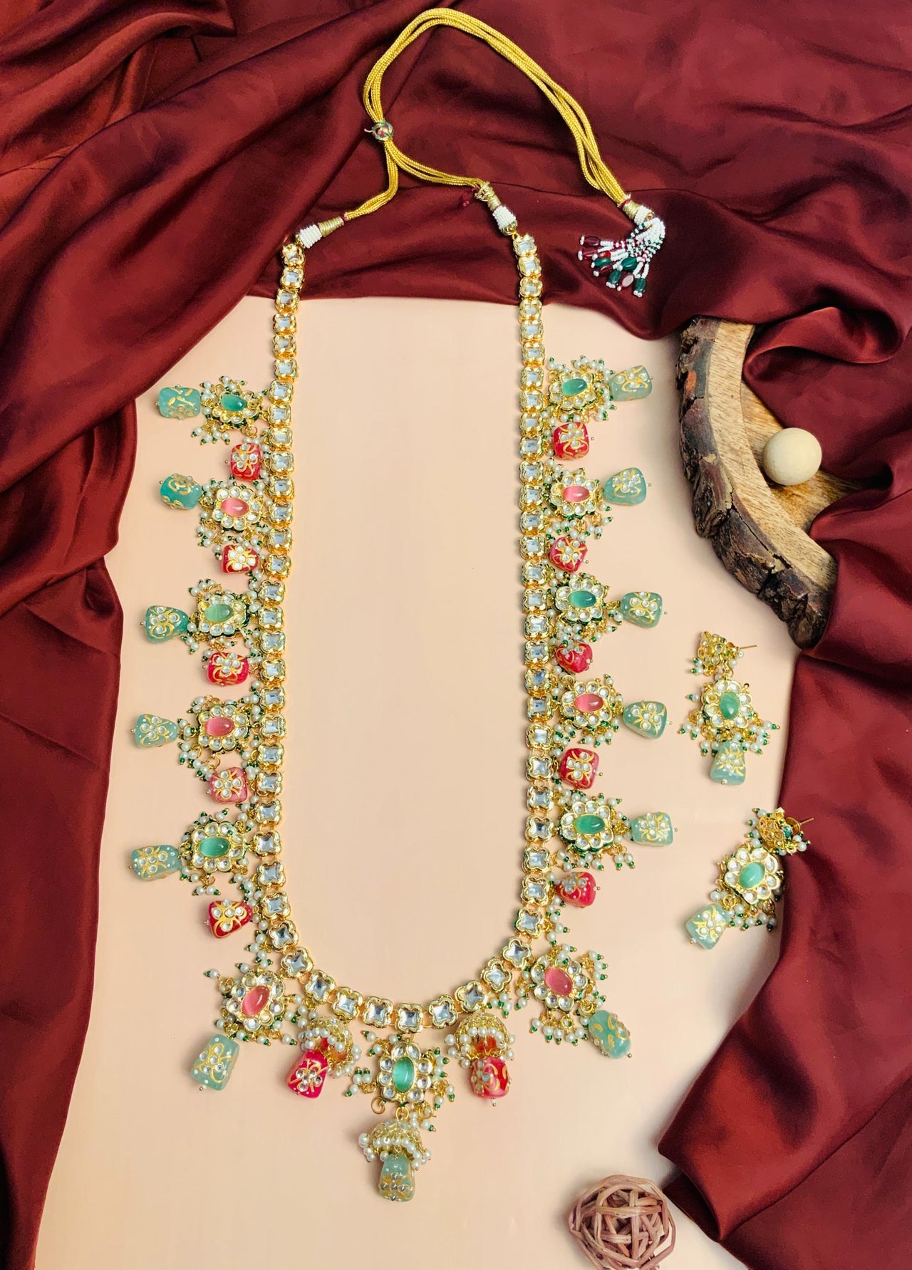 Royal Wedding Multicolour High Quality Jaipuri Mala