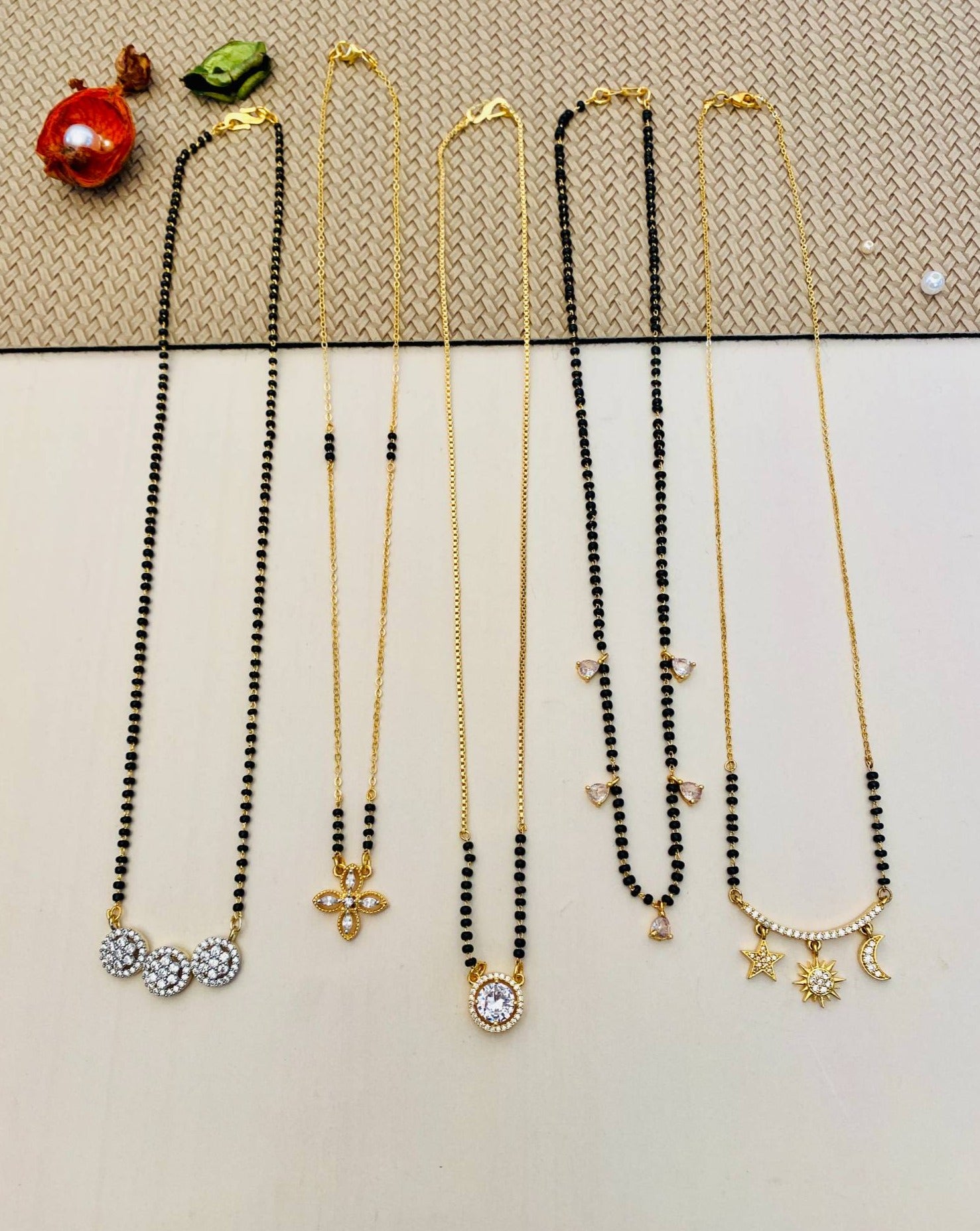 Gold Plated Mangalsutra Combo