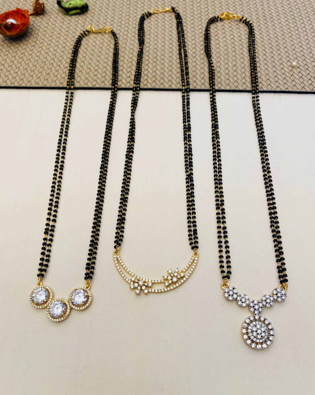 Gold Plated Mangalsutra Combo