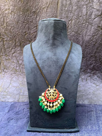 Thumbnail for Sumati Singh Inspired Long Multicolour Kundan Mangalsutra - Abdesignsjewellery