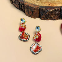 Thumbnail for Fascinating Ruby Fancy Pearl Chain Jaipuri Beads Mala