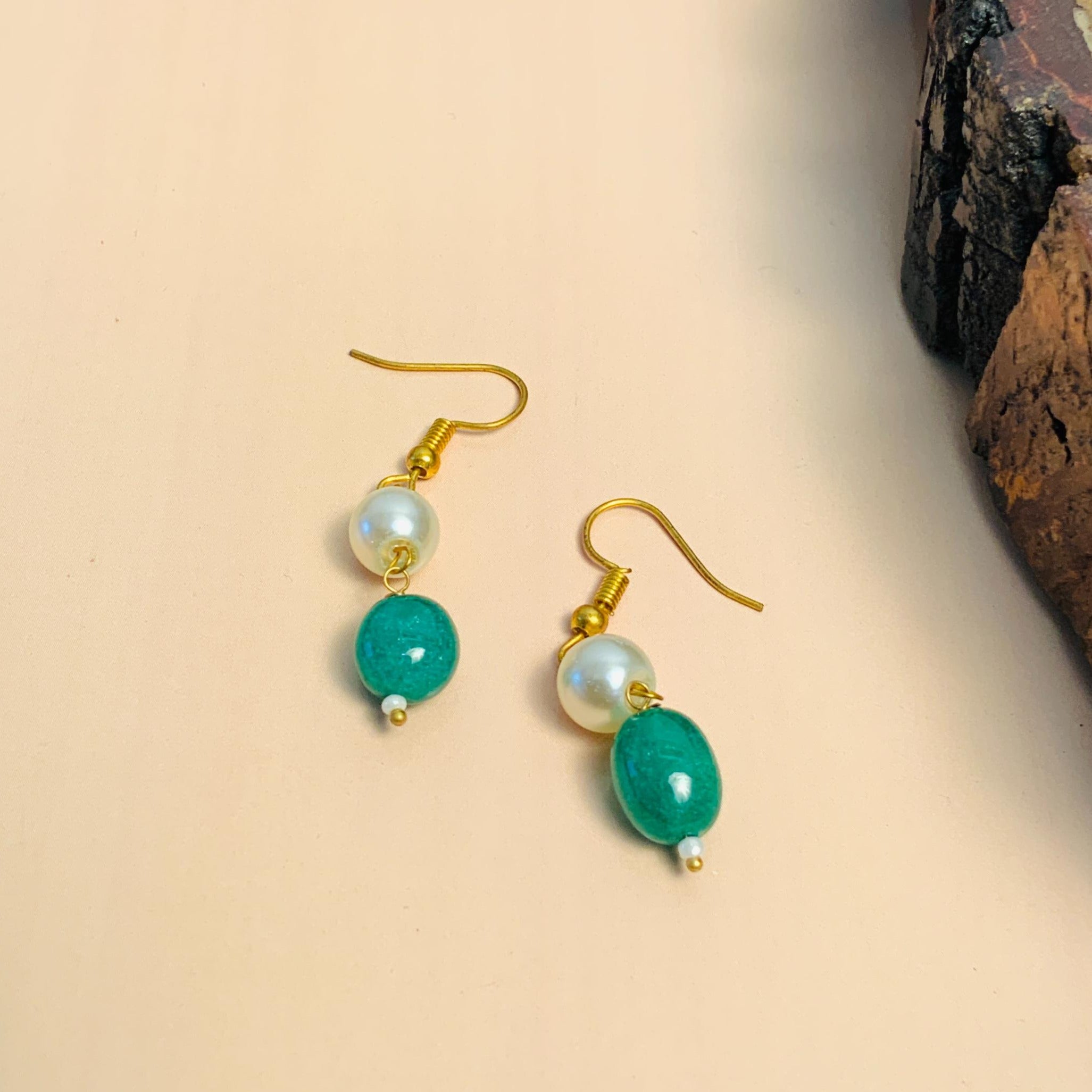 Fascinating Jaipur Green Pink Beaded Choker Necklace - Abdesignsjewellery