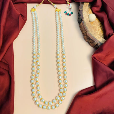 Statement White Pearl Double Strand Mala