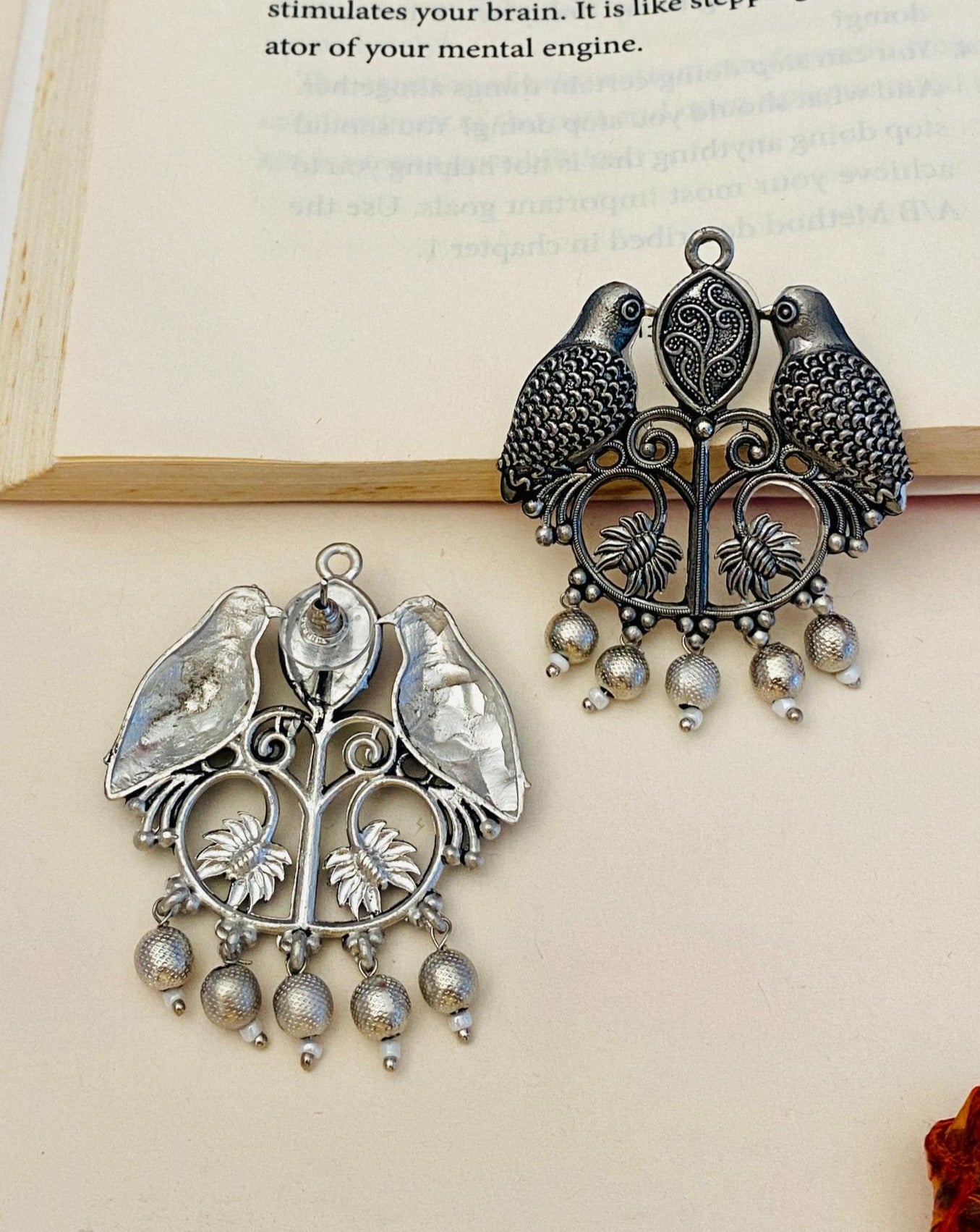 Buy German Silver Earring Online 