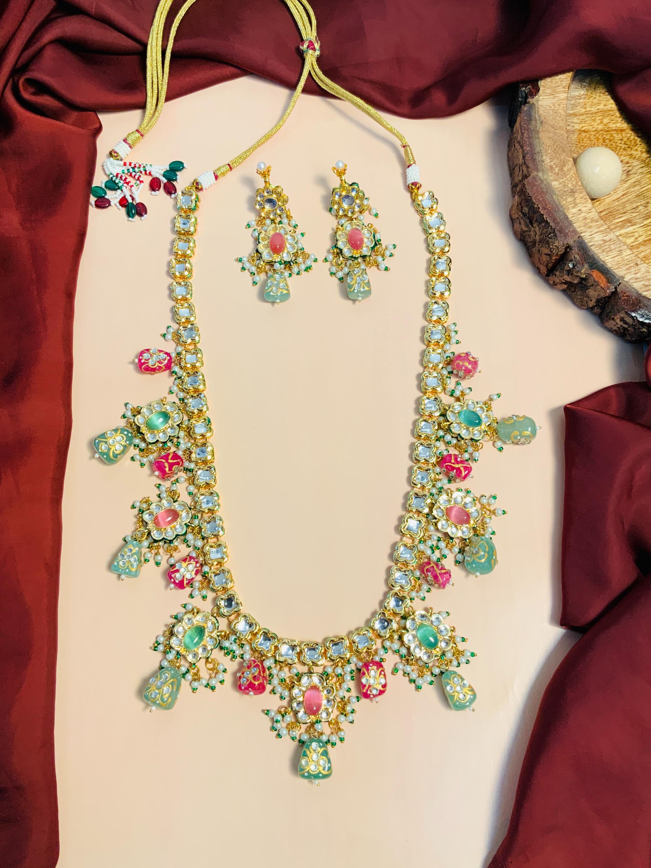 Fascinating Multicolour High Quality Jaipuri Mala - Abdesignsjewellery