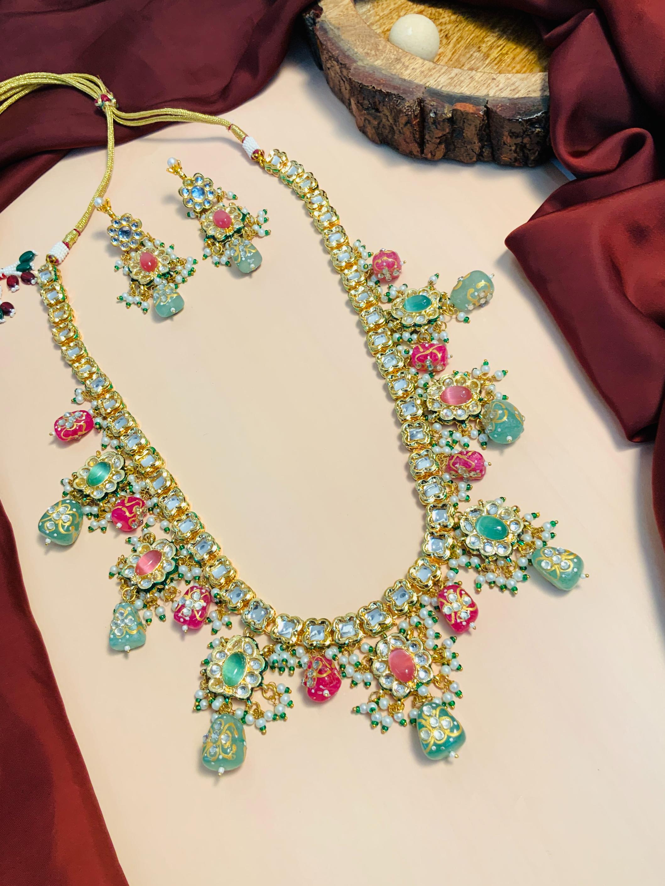 Fascinating Multicolour High Quality Jaipuri Mala - Abdesignsjewellery