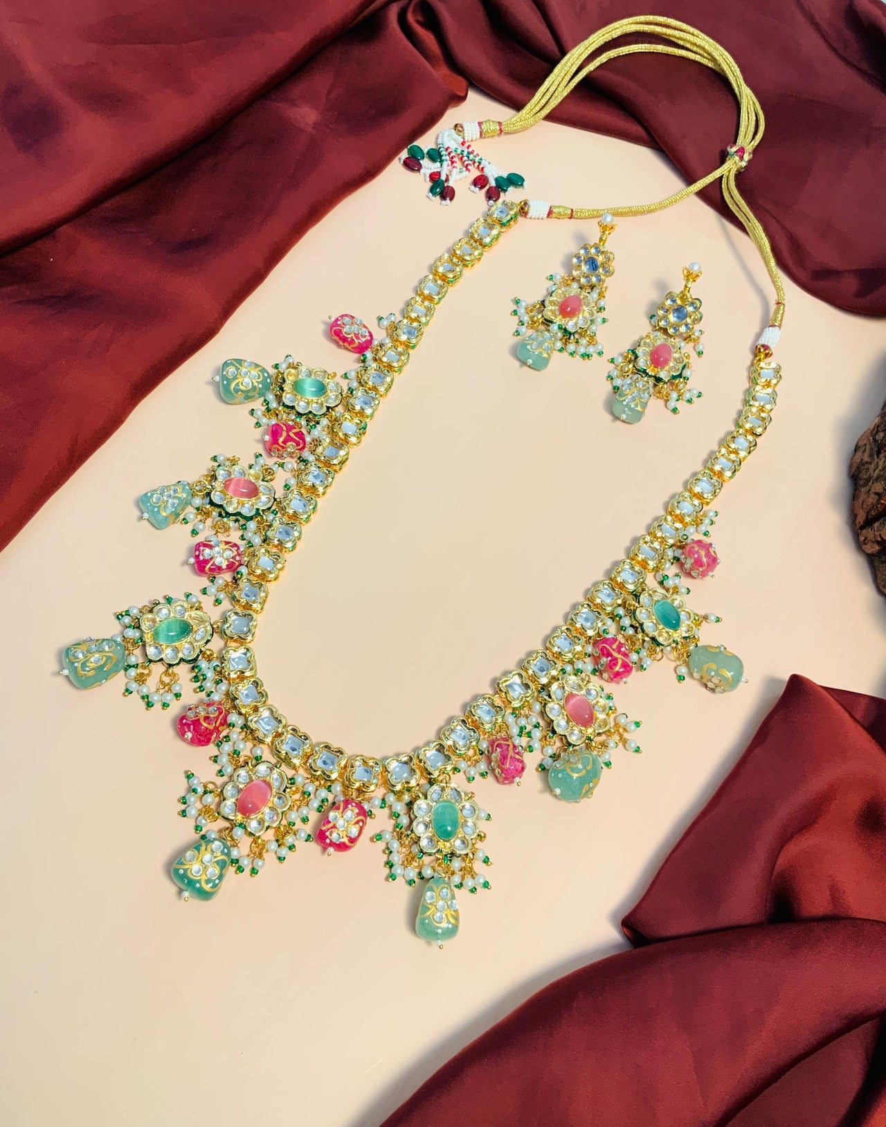 Fascinating Multicolour High Quality Jaipuri Mala - Abdesignsjewellery