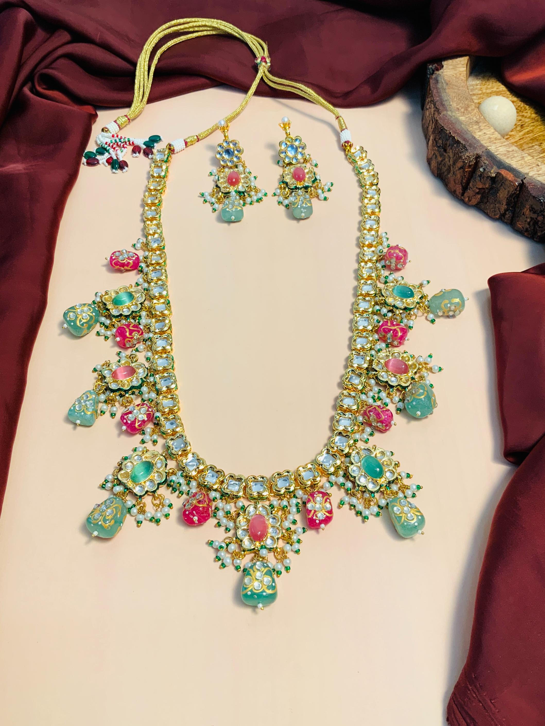 Fascinating Multicolour High Quality Jaipuri Mala - Abdesignsjewellery