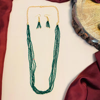 Thumbnail for Glamorous Multilayer Jaipuri Quartz Bead Mala - Abdesignsjewellery