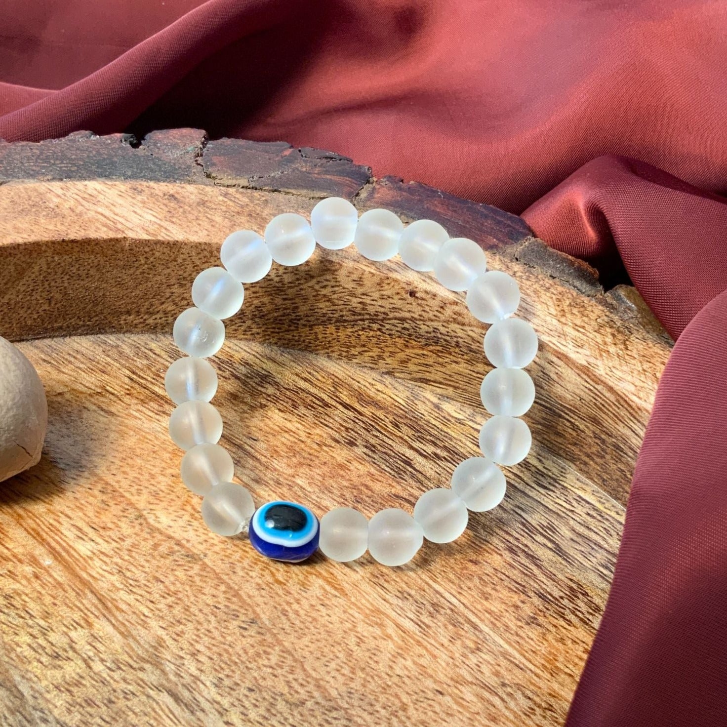 Aura Quartz Evil Eye Bracelet - Abdesignsjewellery