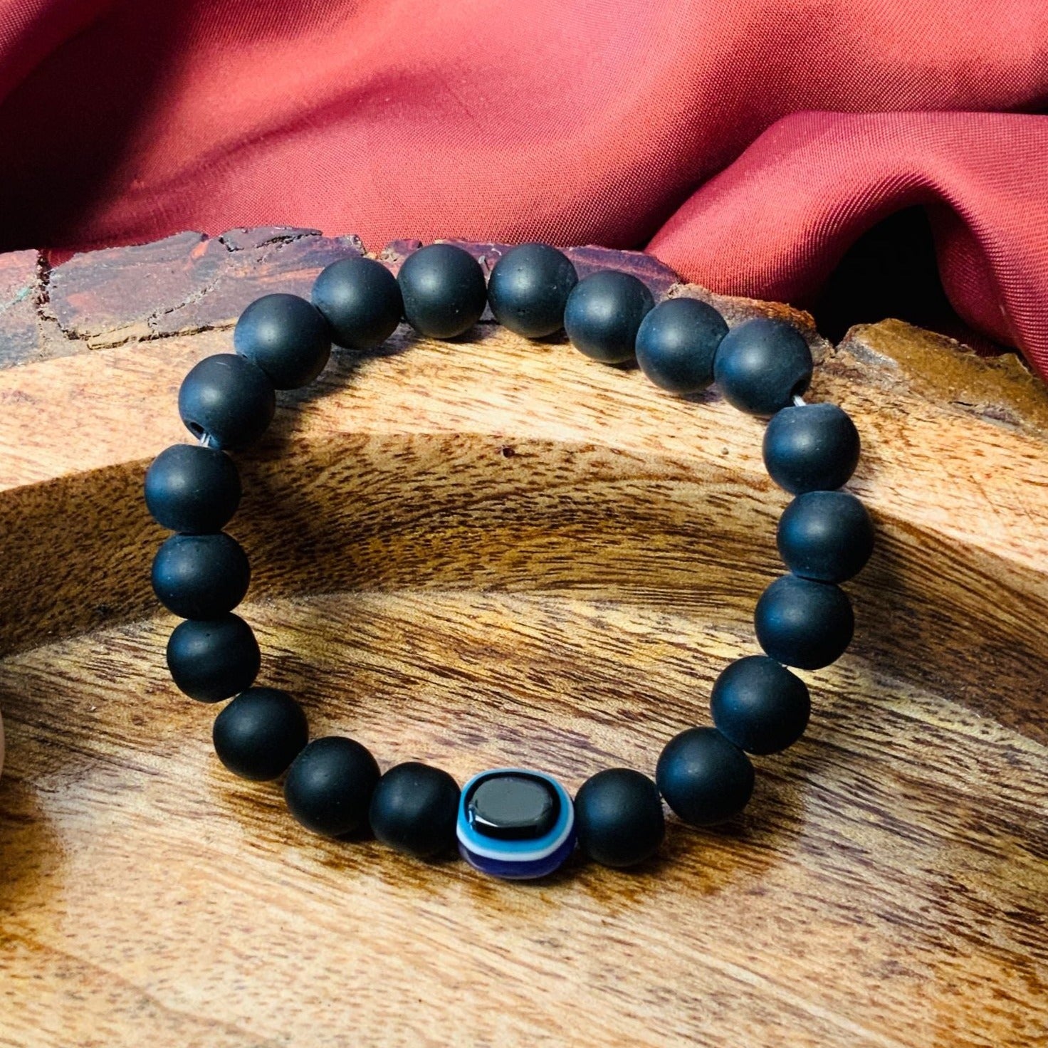 Aura Quartz Evil Eye Bracelet - Abdesignsjewellery