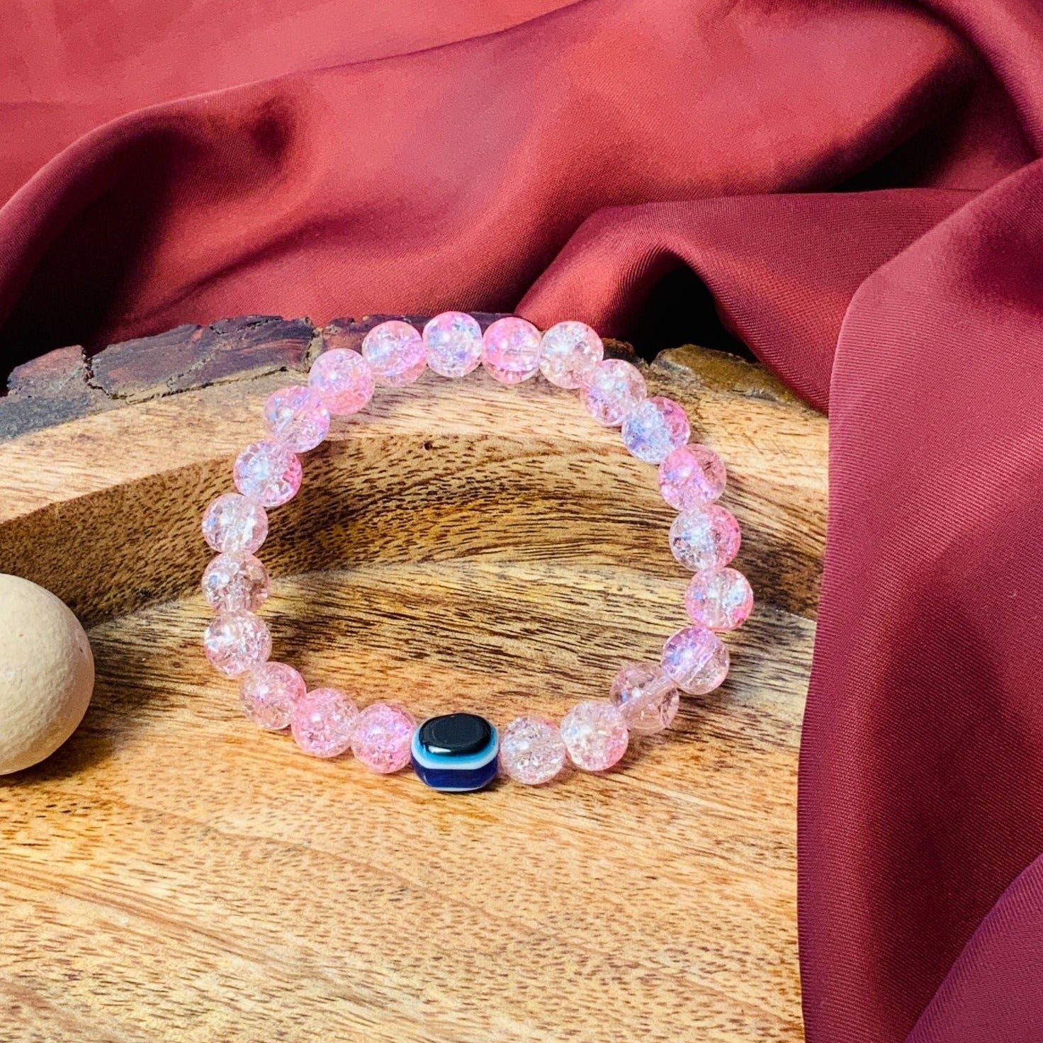 Aura Quartz Evil Eye Bracelet - Abdesignsjewellery