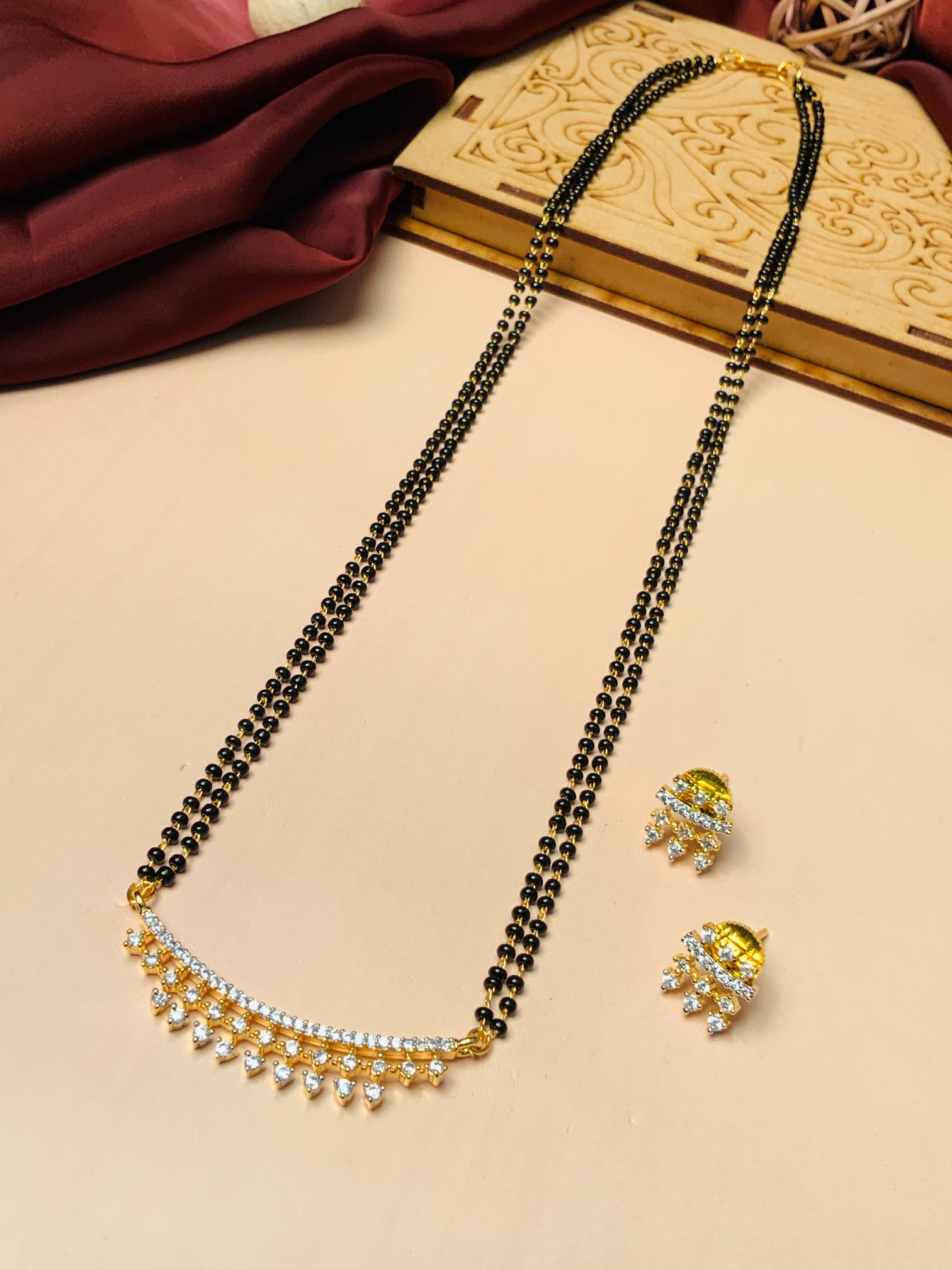 Mangalsutra With Earrings