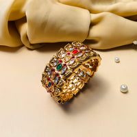 Thumbnail for High Quality Navratna Stone Gold Plated Bracelet
