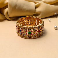 Thumbnail for High Quality Navratna Stone Gold Plated Bracelet