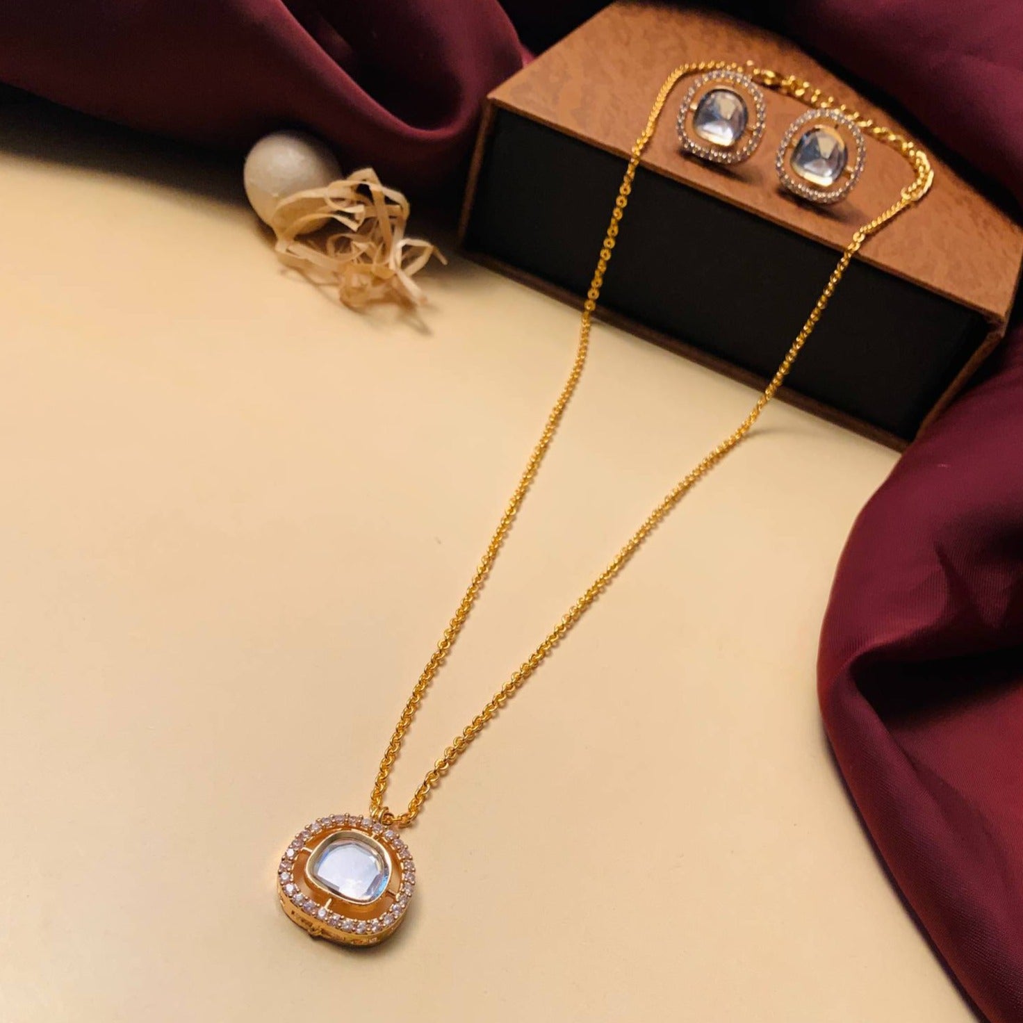 Elegant Uncut Polki Necklace - Abdesignsjewellery