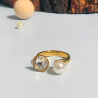 Thumbnail for Enchanting High Quality Gold Plated Ring - Abdesignsjewellery