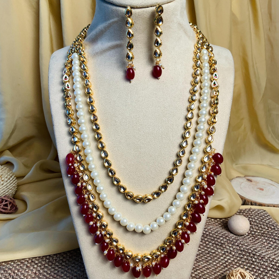 Superior Multilayer Kundan Mala - Abdesignsjewellery