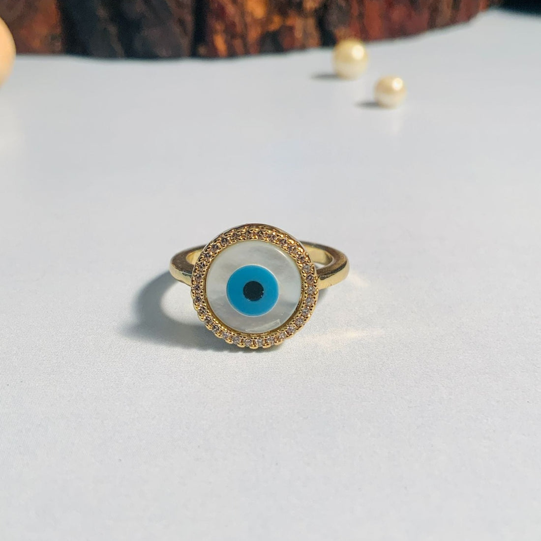 Round EvilEye Ring