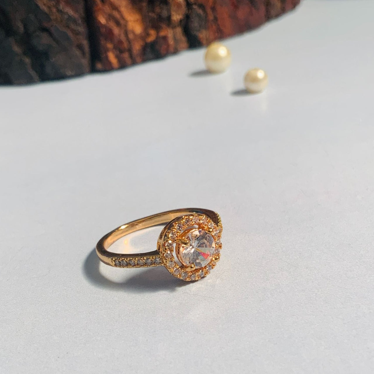 Beautiful High Quality Rose Gold Plated Ring - Abdesignsjewellery