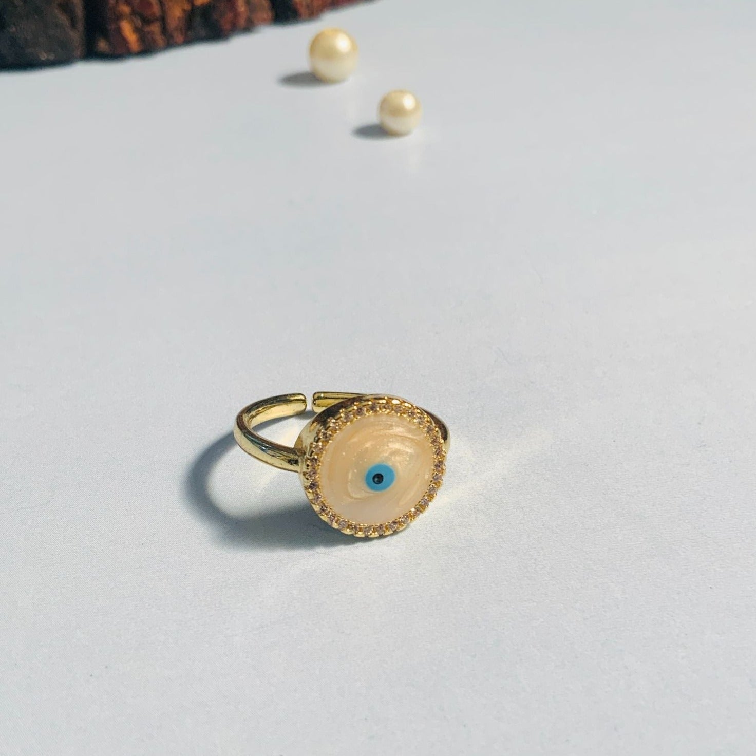 Round EvilEye Ring