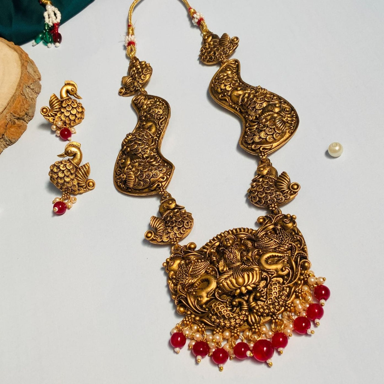 Antique Gold Plated Necklace 