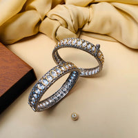 Thumbnail for Premium Bridal Polki Stones Bangles Set