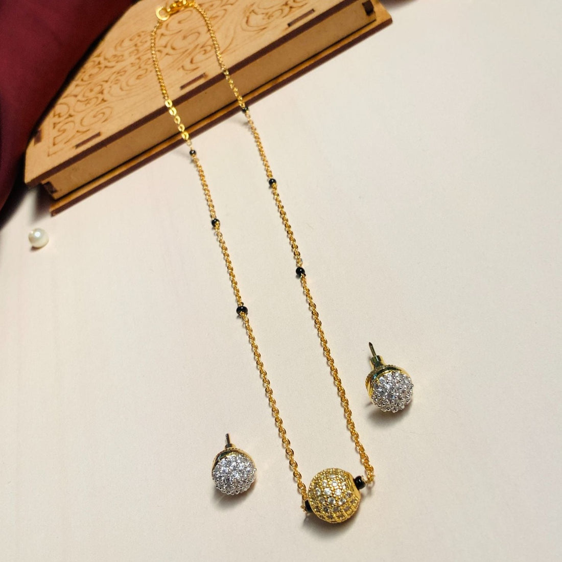 Gold Plated Mangalsutra Combo 