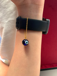 Thumbnail for Exquisite Evil Eye Gold Plated Watch Charm - Abdesignsjewellery