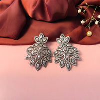 Thumbnail for Radiant Luscious Classic Long Crystal Flower Earrings