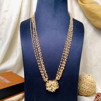 Thumbnail for Finely Crafted Jaypore Gold Plated Pearl Mala