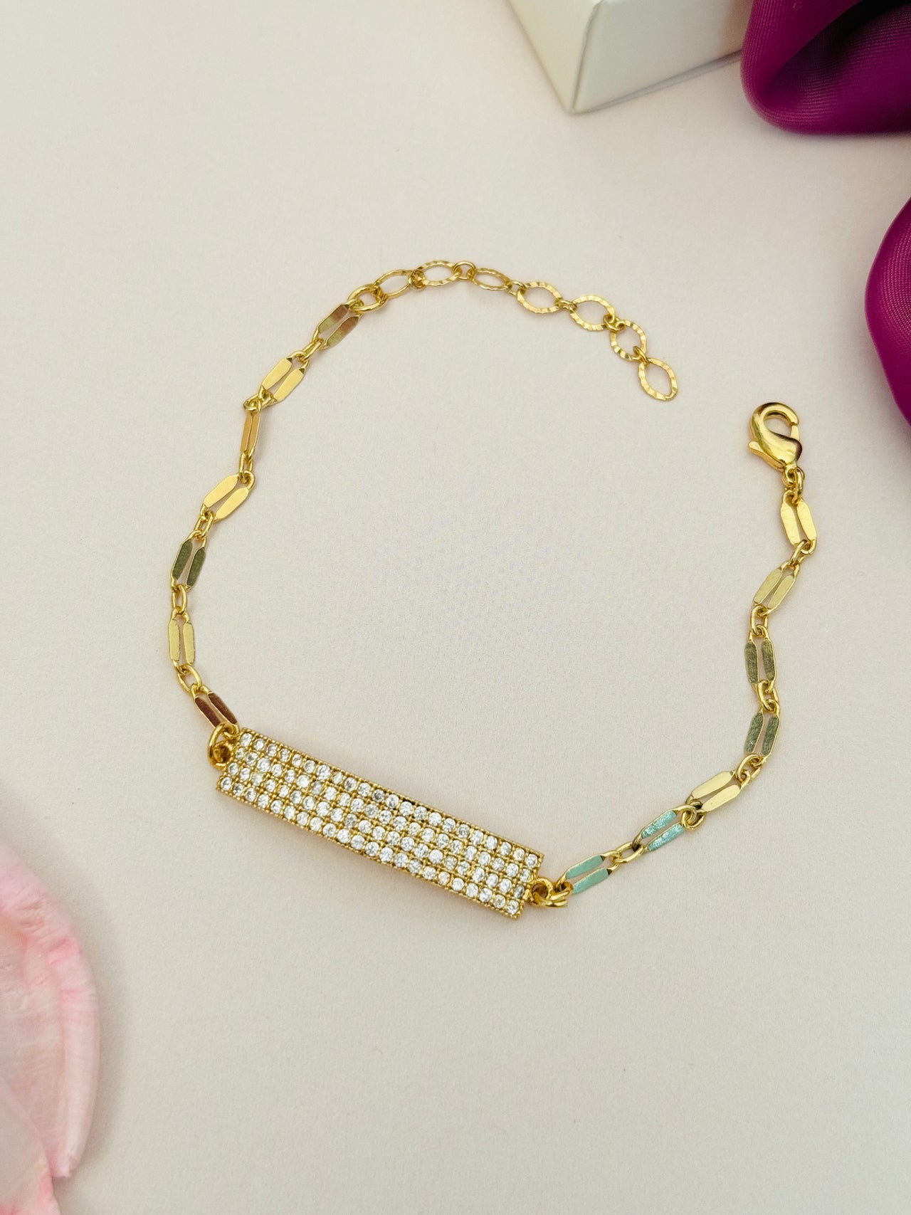 Ahmedabadi Pachi Kundan Gold Plated Mangalsutra Combo
