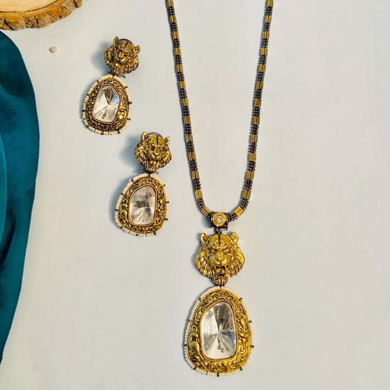 Classic High Quality Polki Necklace - Abdesignsjewellery